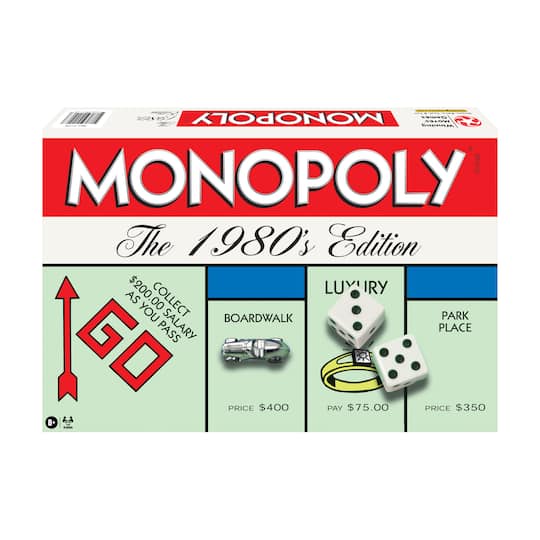 Monopoly - The 1980's Edition By Winning Moves | 15" x 10" x 1.75" | Michaels®